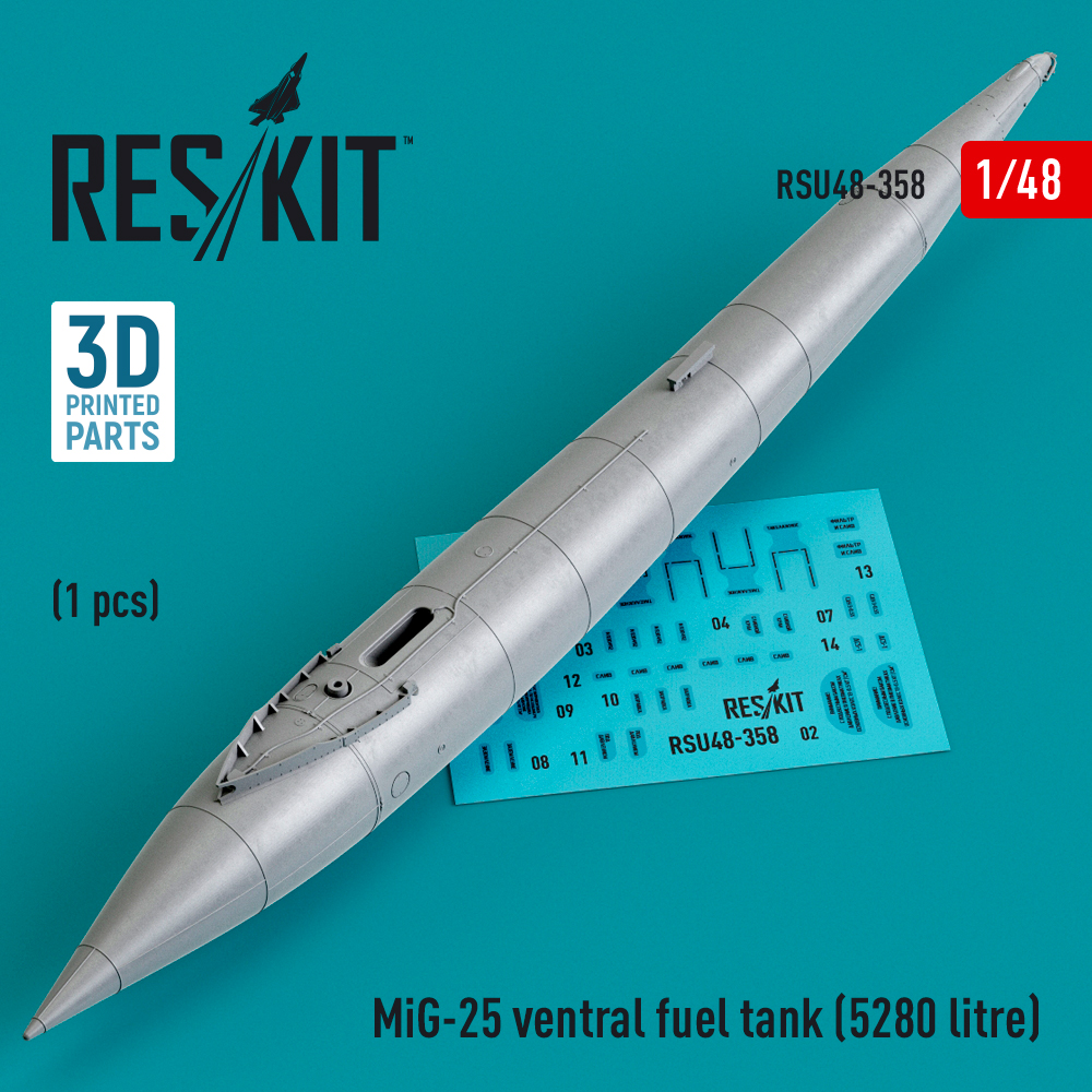 1/48 MiG-25 ventral fuel tank - 5280 litre (1 pc.)