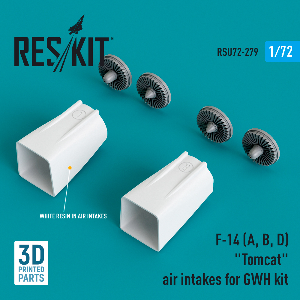 1/72 F-14 (A, B, D) 'Tomcat' air intakes (GWH)