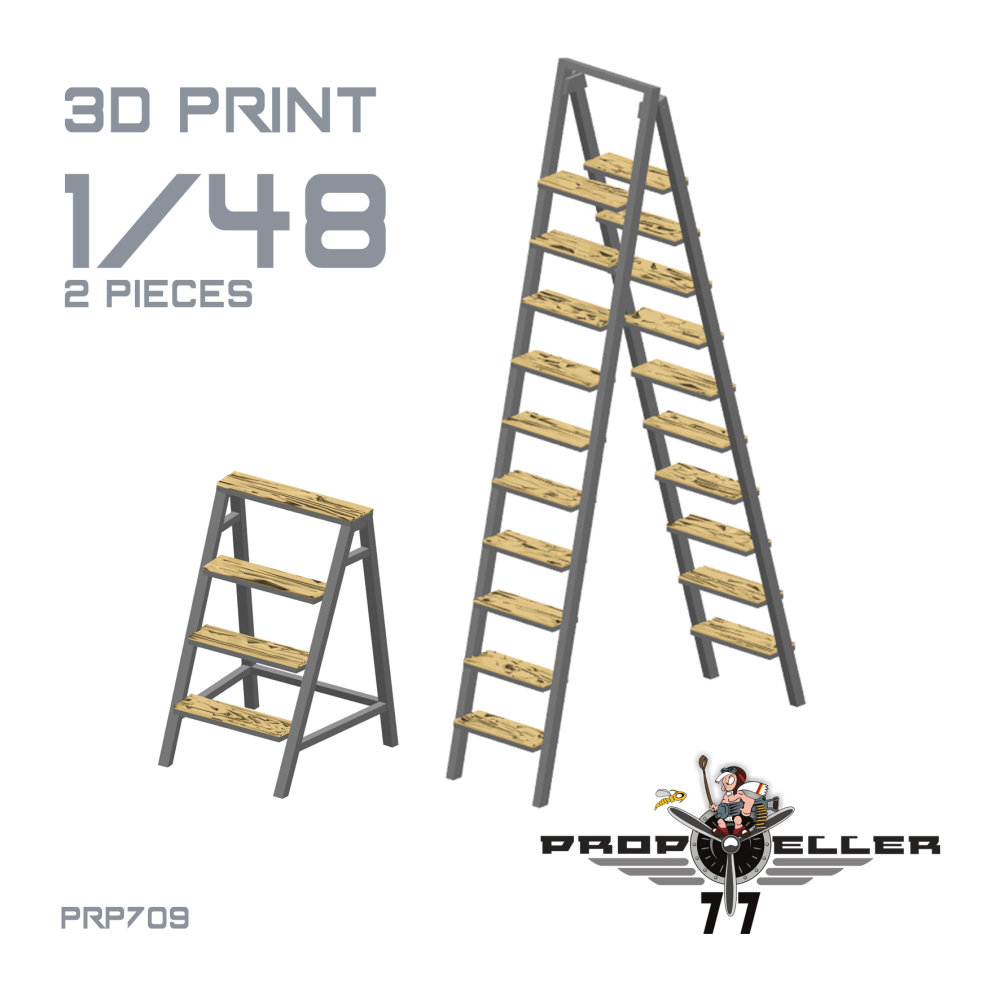 1/48 Luftwaffe Wood Ladder (2 pcs.)