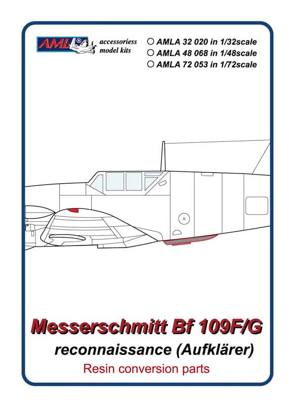 1/32 Messerschmitt Bf 109 F/G resin set