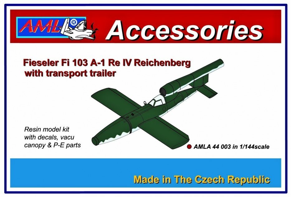 1/144 Fieseler Fi 103 A-1 Re IV w/ transport trail