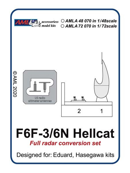 1/72 Grumman F6F-3/6N Hellcat w/ Full radar conv. 