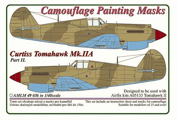 1/32 Camouflage masks Curtiss Tomahawk Mk.IIB Pt.2