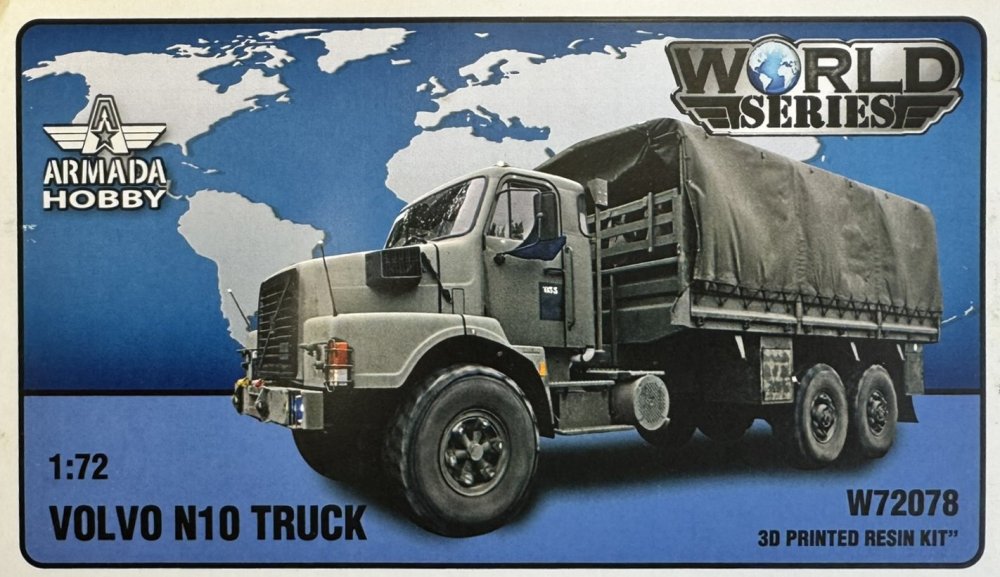 1/72 Volvo N10 Truck (3D resin printed kit)