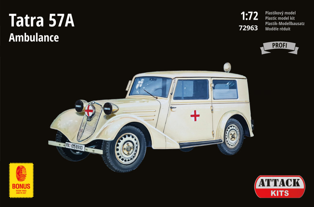 1/72 Tatra 57 Ambulance (PROFI)