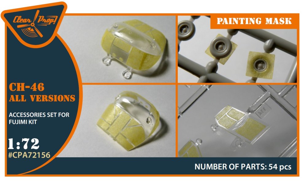 1/72 CH-46 painting mask (FUJI)