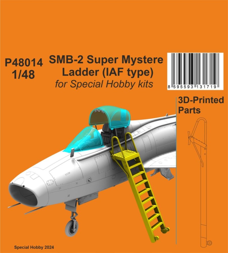 1/48 SMB-2 Super Mystere Ladder IAF type (3D Pr.)