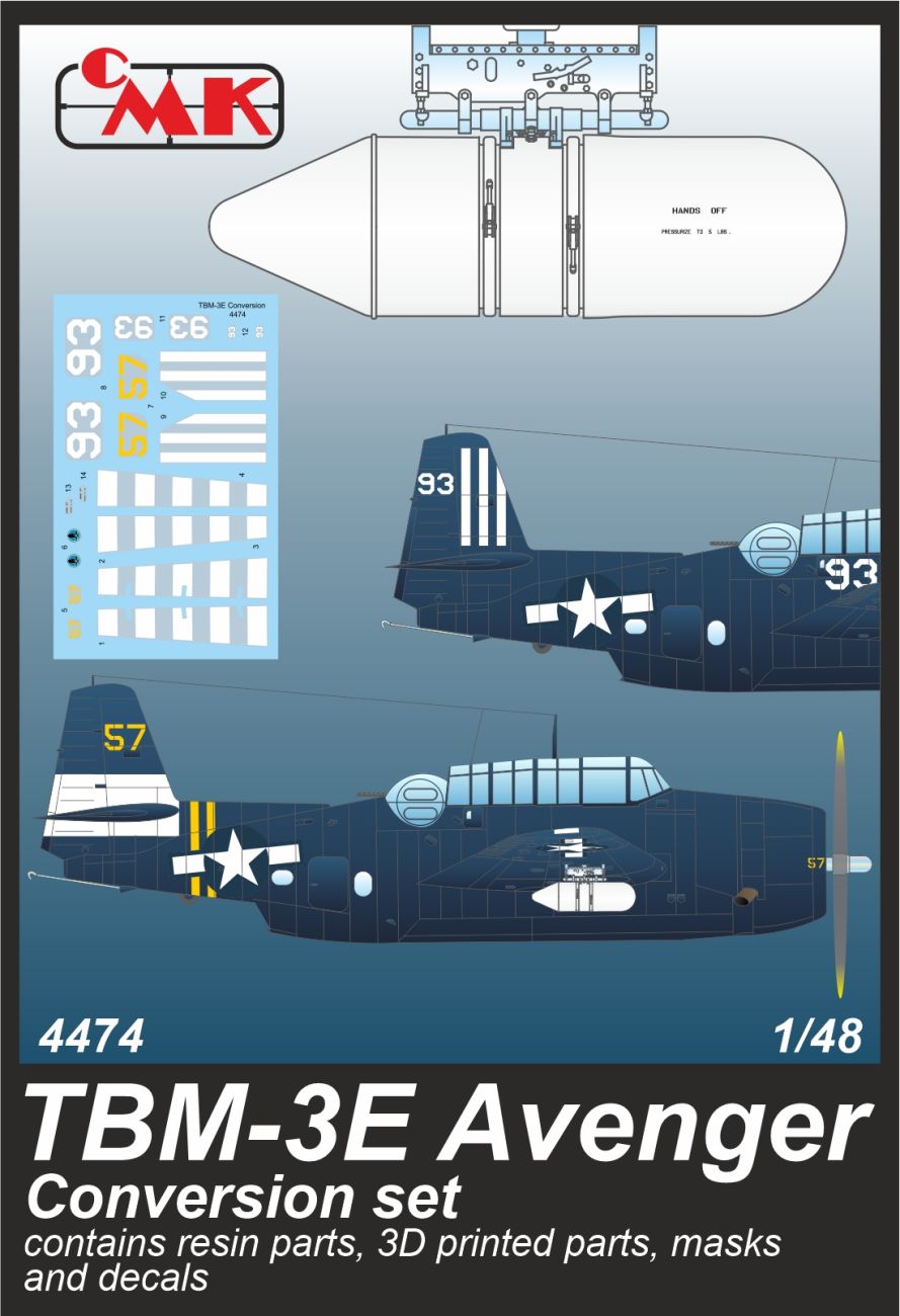 1/48 TBM-3E Avenger - Conversion Set (ACCUR/ACAD)