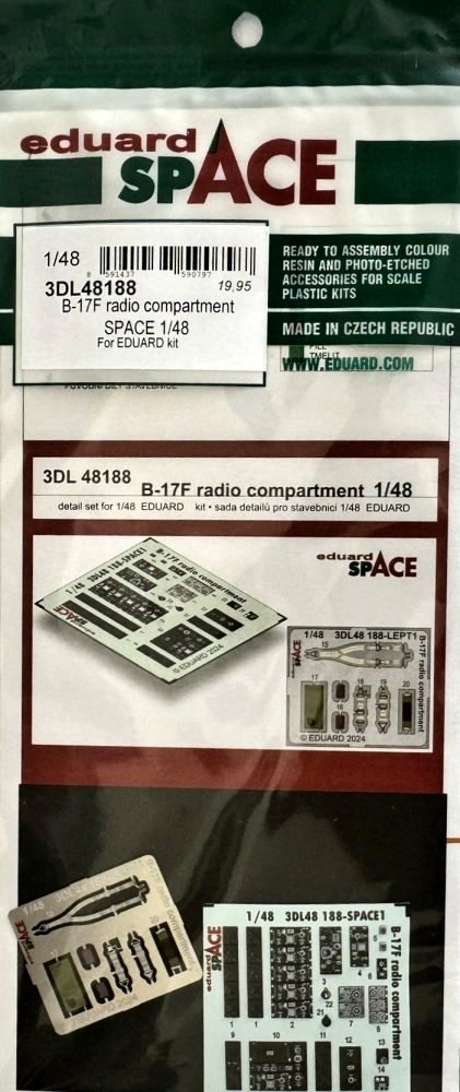 1/48 B-17F radio compartment SPACE (EDU)