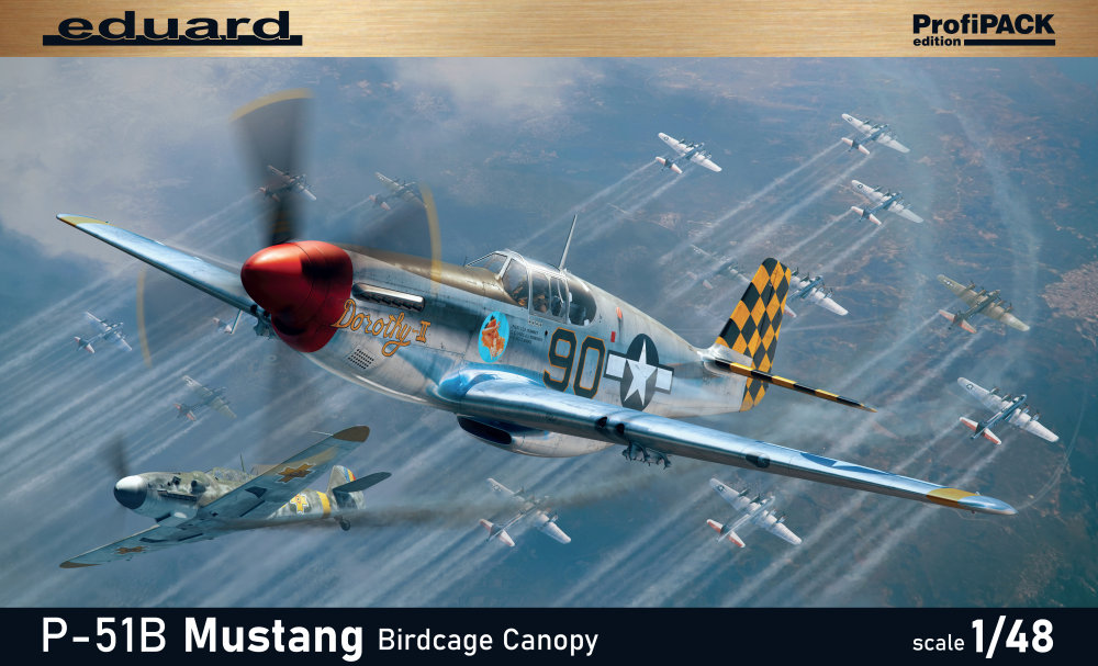 1/48 P-51B Mustang Birdcage canopy (PROFIPACK)