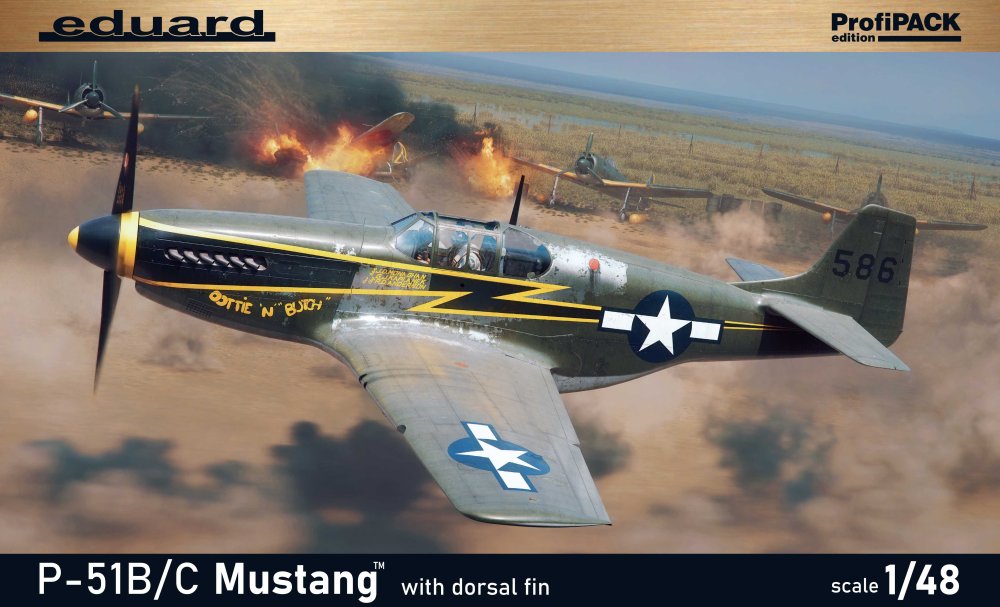 1/48 P-51B/C Mustang w/ dorsal fin (PROFIPACK)