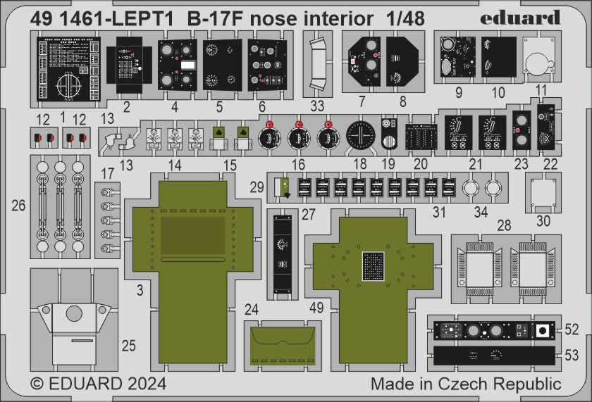 SET B-17F nose interior (EDU)