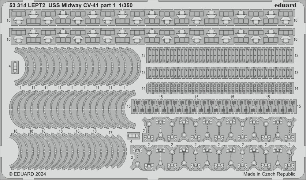 SET 1/350 USS Midway CV-41 part 1 (TRUMP)