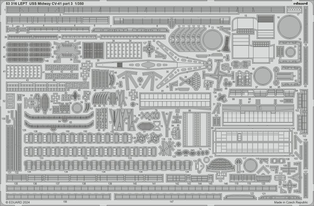 SET 1/350 USS Midway CV-41 part 3 (TRUMP)