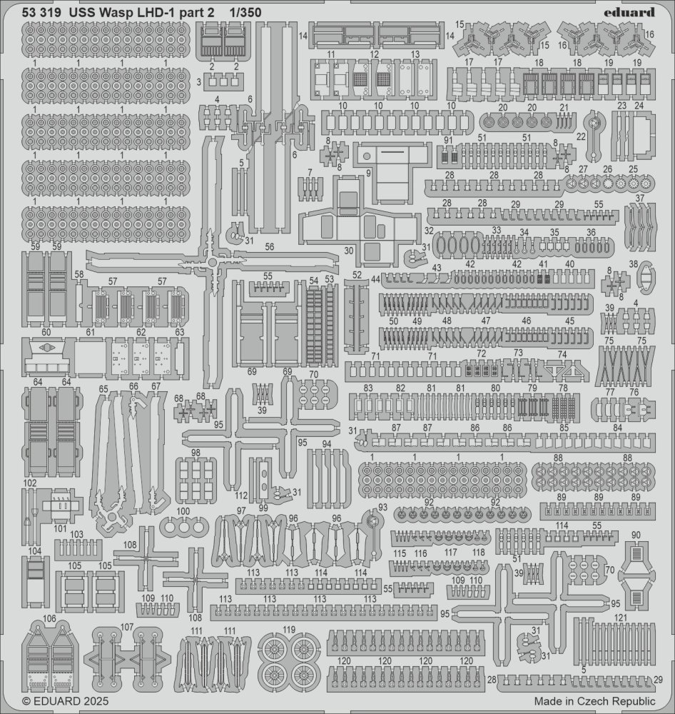 SET 1/350 USS Wasp LHD-1 part 2 (TRUMP)