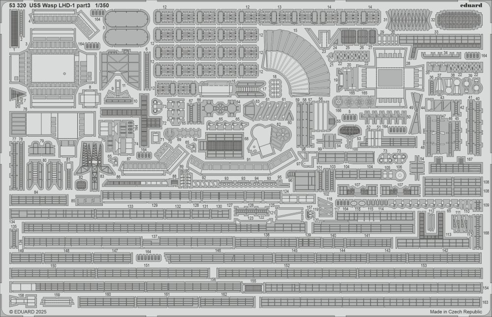 1/350 USS Wasp LHD-1 part 3 (TRUMP)