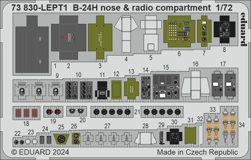 SET B-24H nose & radio compartment (AIRF)