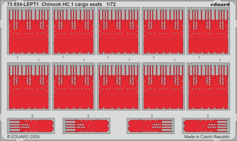 SET Chinook HC.1 cargo seats (AIRF)