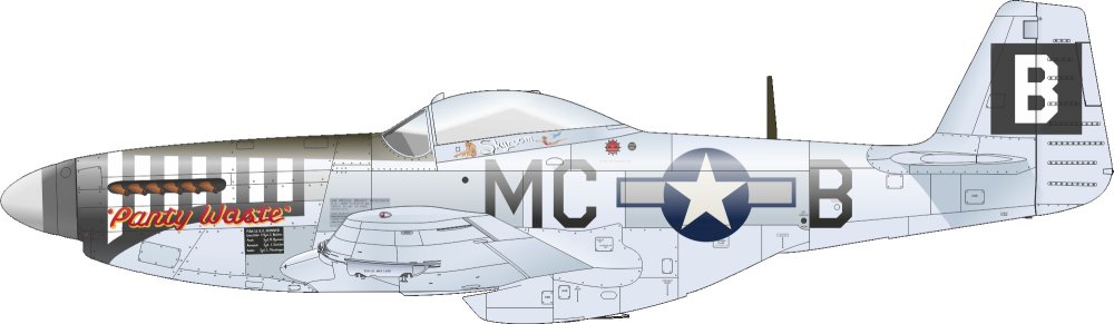 1/72 Decal P-51D-5 '8th AF' (EDU)