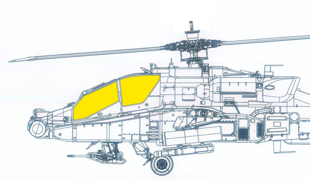 Mask 1/35 AH-64A early TFace (TRUMP)