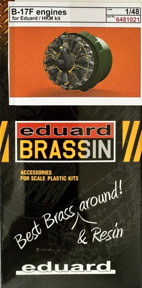 BRASSIN 1/48 B-17F engines (EDU)