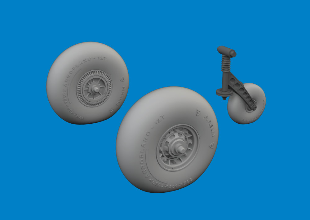 BRASSIN 1/48 SM.79 wheels (FLASHB)