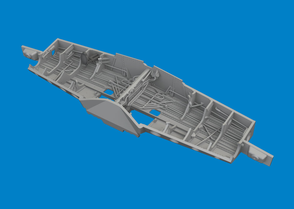 BRASSIN 1/72 P-51D wheel bay PRINT (EDU)