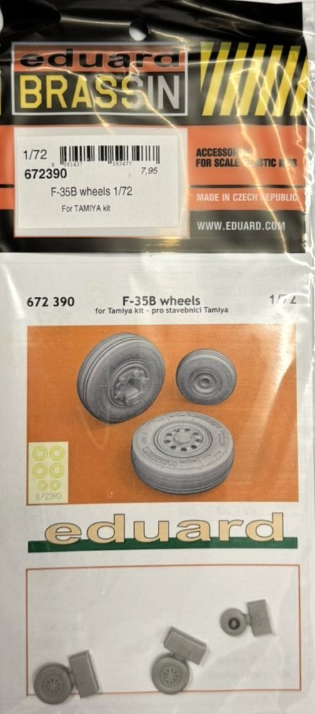 BRASSIN 1/72 F-35B wheels (TAM)