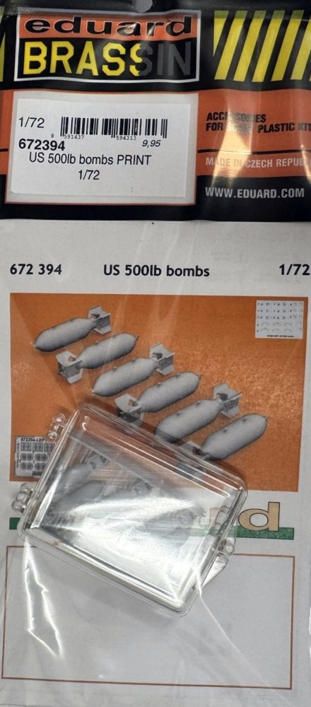 BRASSIN 1/72 US 500lb bombs PRINT