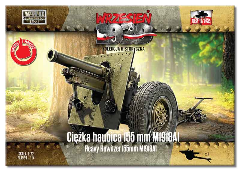 1/72 Heavy Howitzer 155mm M1918 A1