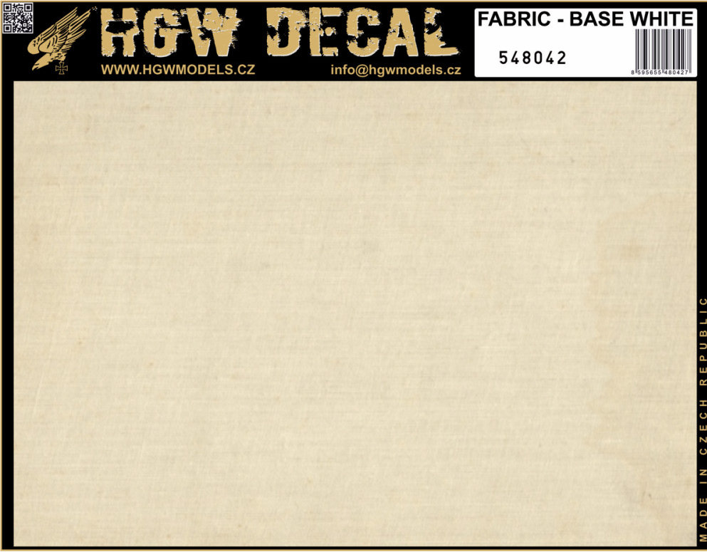 1/48 Decals FABRIC (base white)