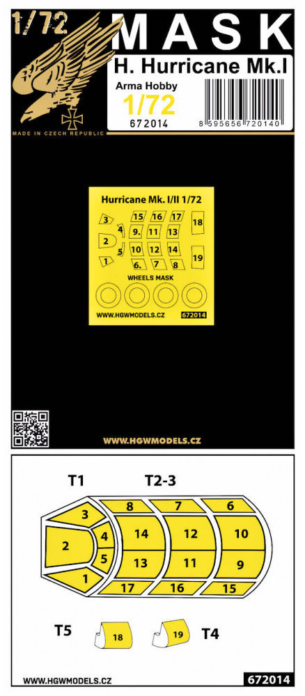 1/72 Mask H. Hurricane Mk.I (ARMA H.)