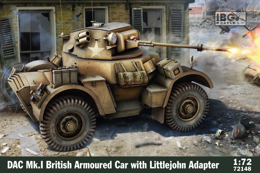 1/72 DAC Mk.I British Car with Littlejohn adapter