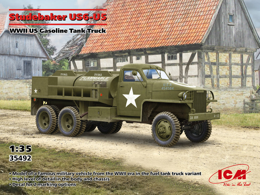 1/35 Studebaker US6-U5 US Gasoline Tank Truck WWII