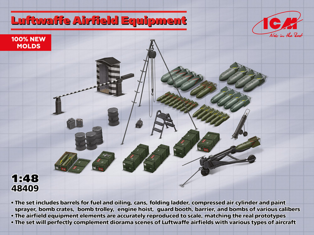 1/48 Luftwaffe Airfield Equipment WWII