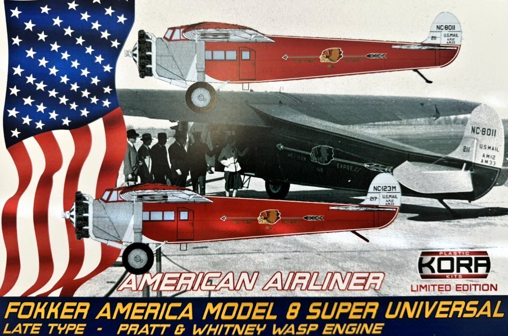 1/72 Fokker America Model 8 Super Universal Late