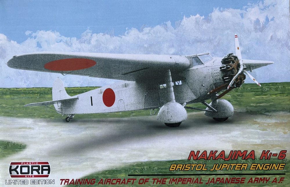 1/72 Nakajima Ki-6 Bristol Jupiter Eng. (3x camo)