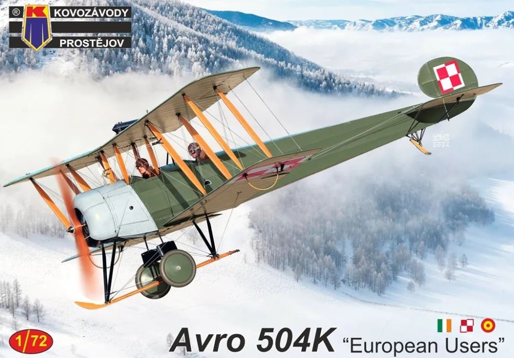 1/72 Avro 504K 'European Users' (3x camo)