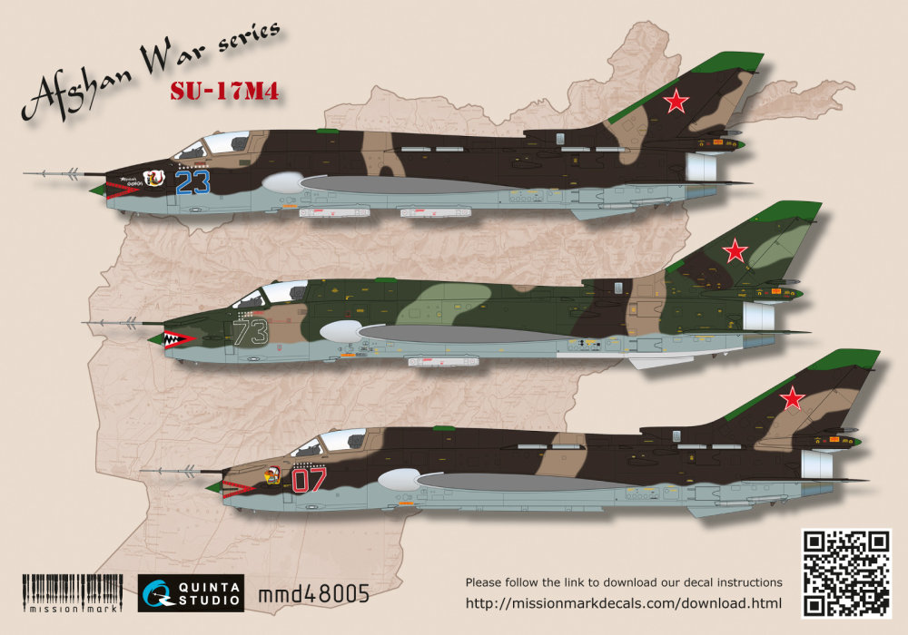 1/48 Decal Su-17M4 (Afghan War series)