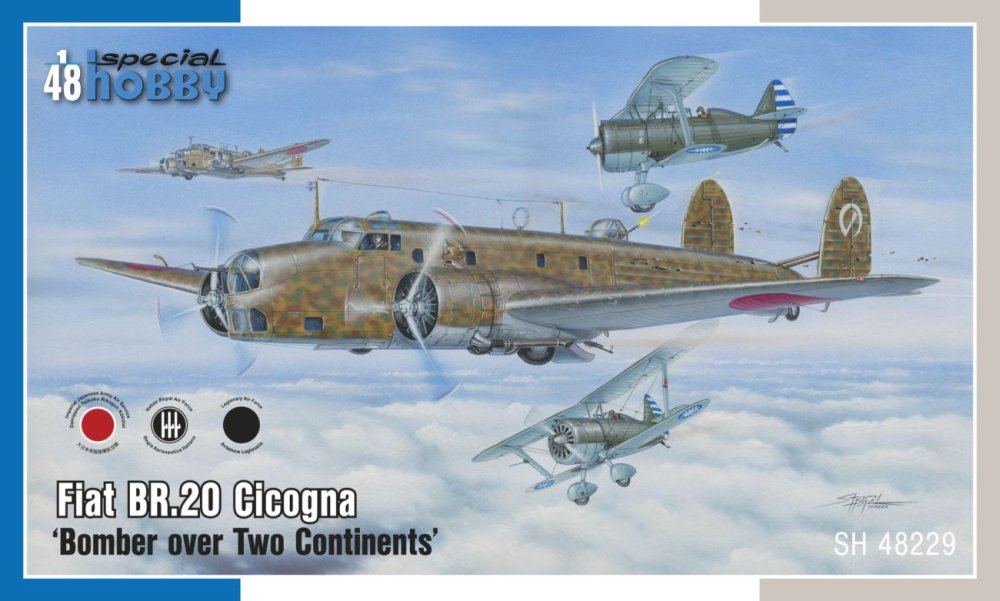 1/48 Fiat Br.20 Cicogna ‘Bomber o. Two Continents'