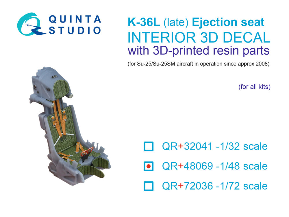 1/48 K-36L (late) ejection seat 