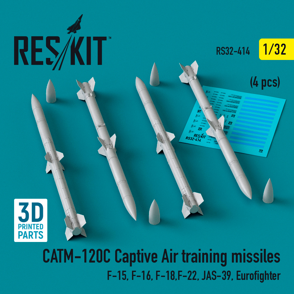 1/32 CATM-120C Captive air train.missiles (4 pcs.)