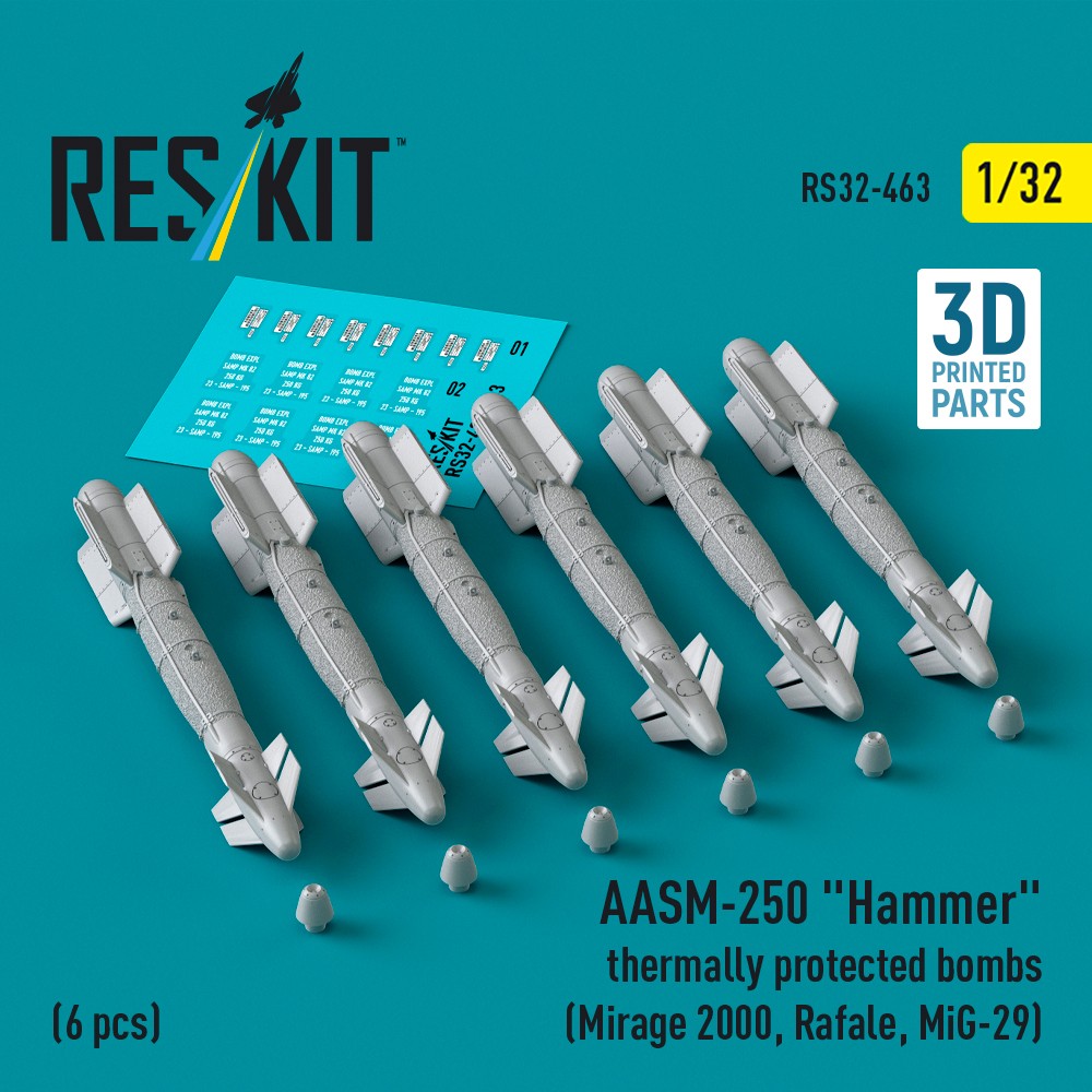 1/32 AASM-250 'Hammer' thermally protected bombs