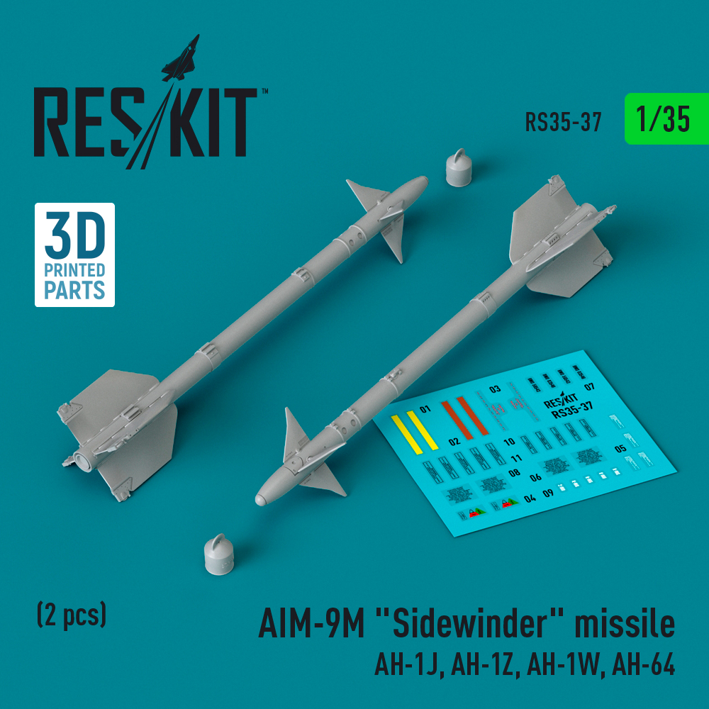 1/35 AIM-9M 'Sidewinder' missile (2 pcs.)