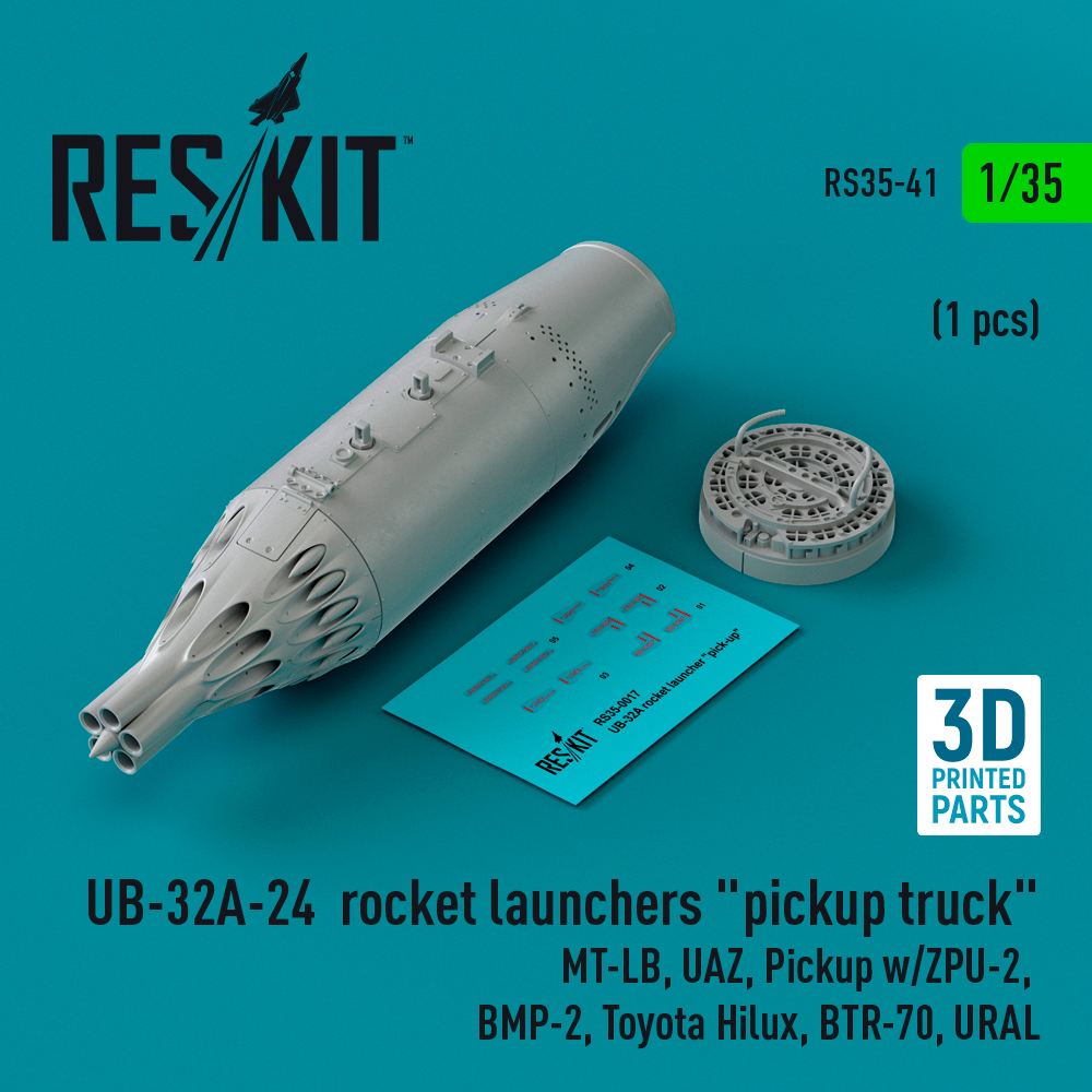 1/35 UB-32A-24 rocket launchers 'pickup truck'