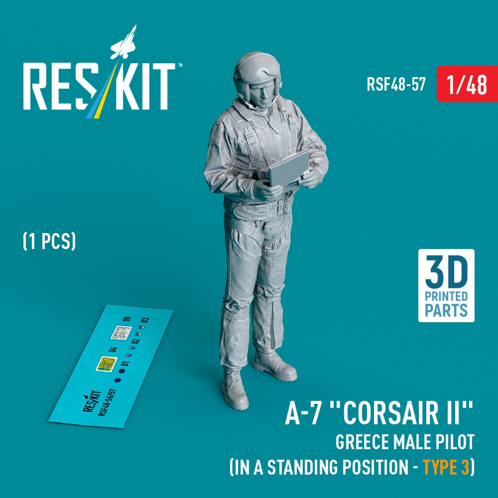 1/48 A-7 'Corsair II' Greece male pilot standing 3