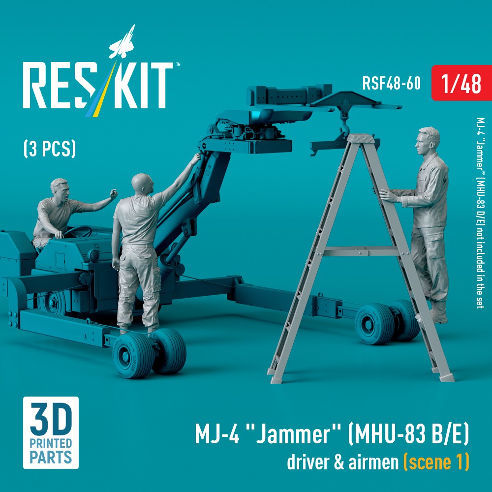 1/48 MJ-4 'Jammer' (MHU-83 B/E) driver&airmen sc.1