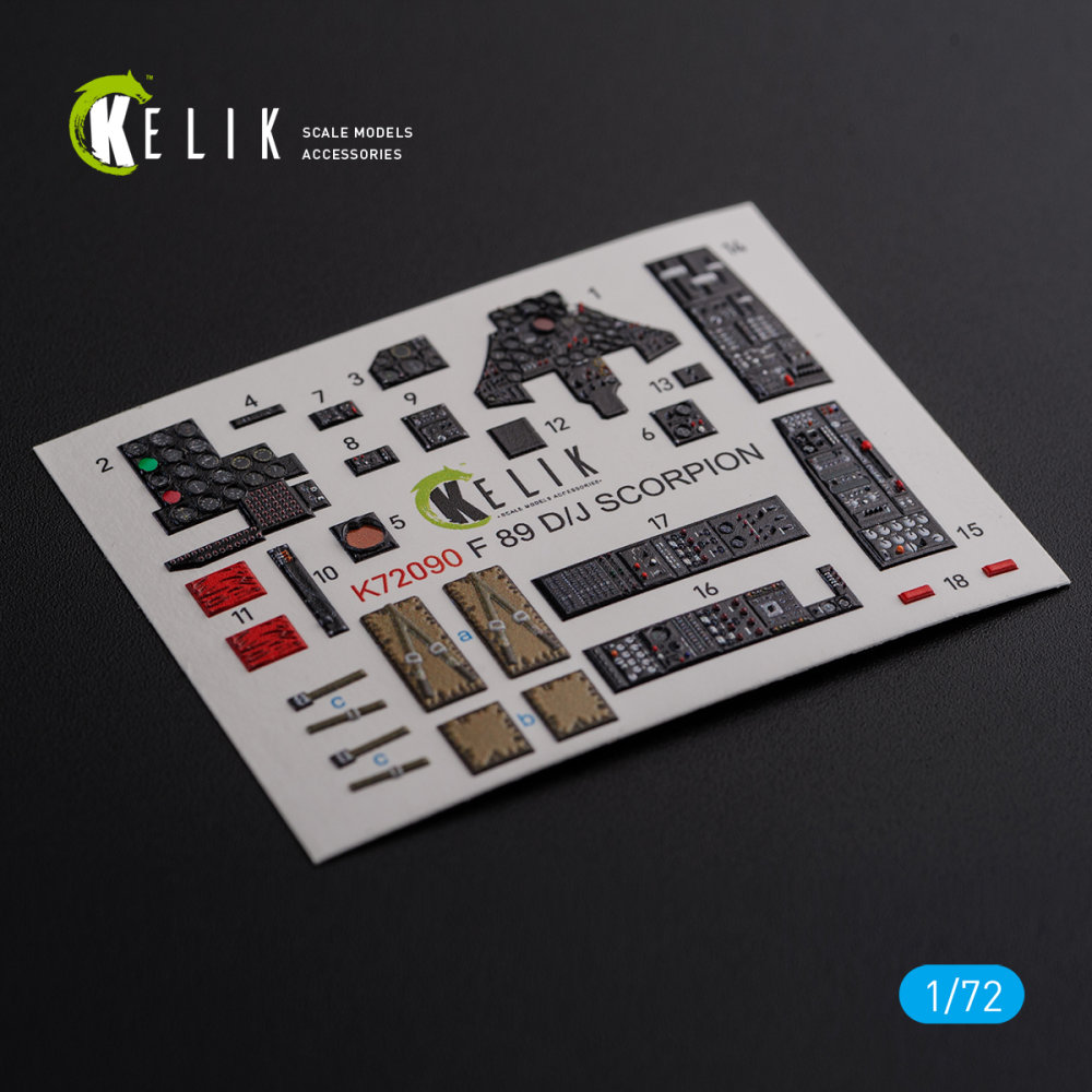 1/72 F-89 D/J Scorpion Interior 3D (REV)