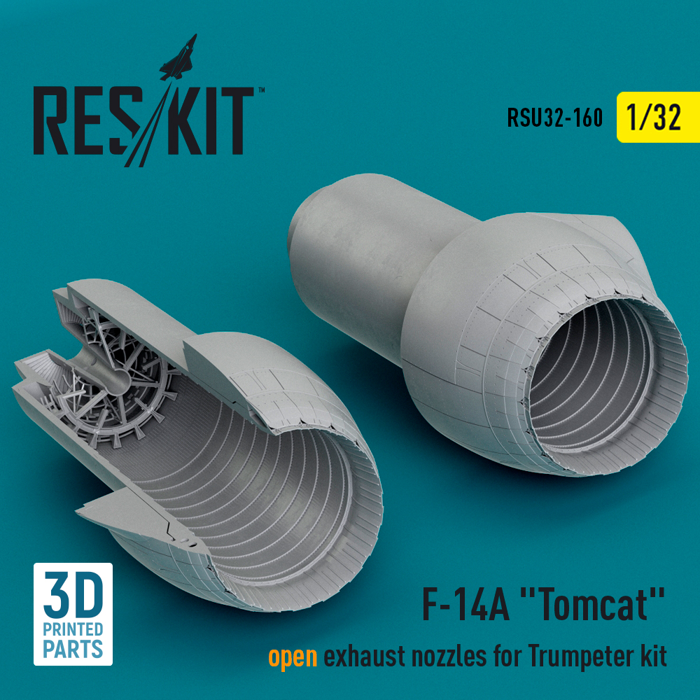 1/32 F-14A 'Tomcat' open exhaust nozzles (TRUMP)