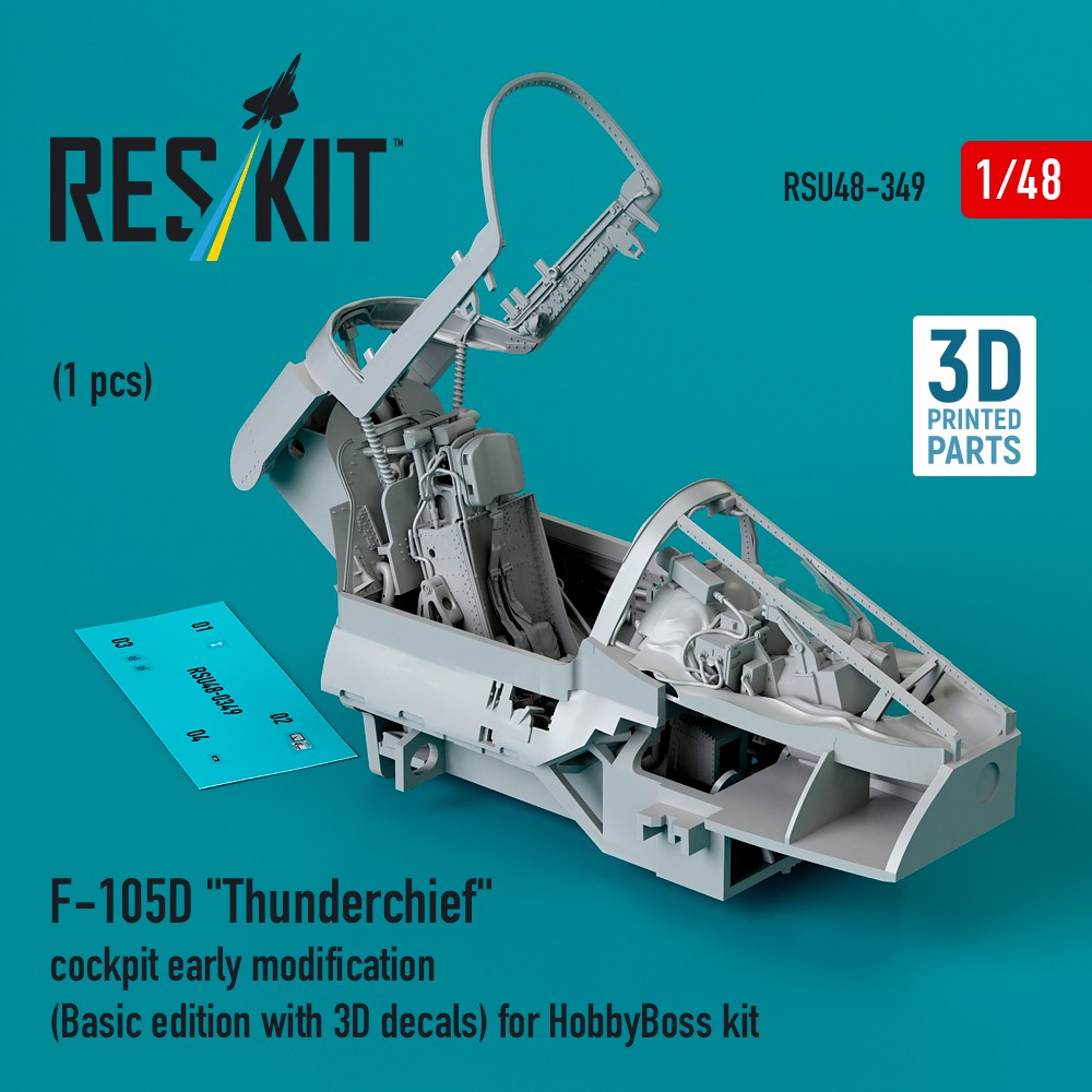 1/48 F-105D 'Thunderchief' cockpit early (HOBBYB)